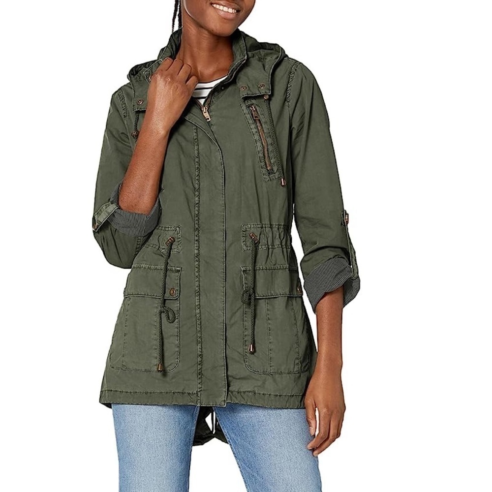 Levi’s Women’s Lightweight Cotton Hooded Anorak Jacket - Size Small